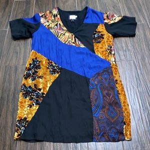 HD in Paris colorblock dress size 8